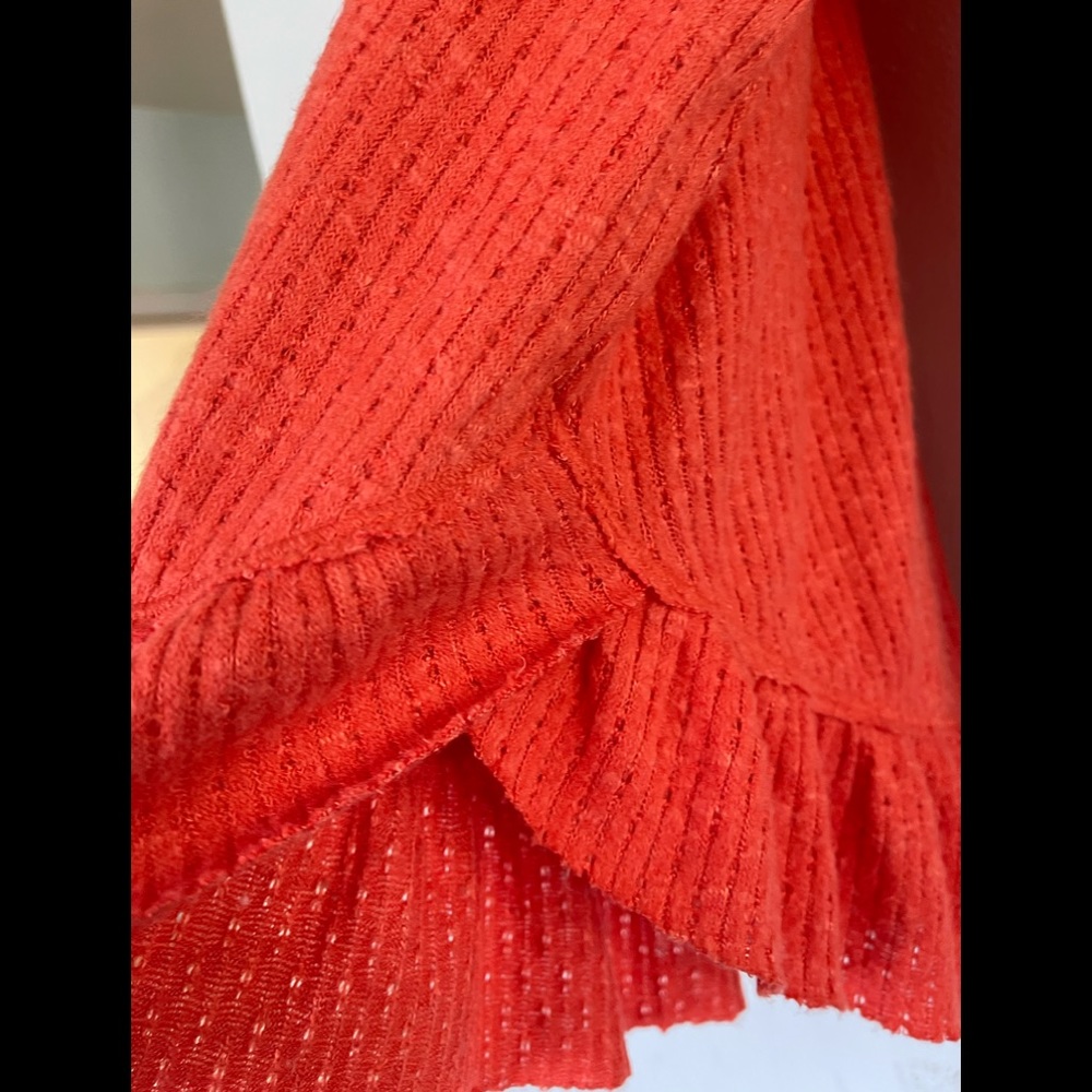 Maeve Addie Ruffled Hacci Pullover - Picture 10 of 10